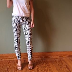 Southwestern print skinny pants by J.Crew